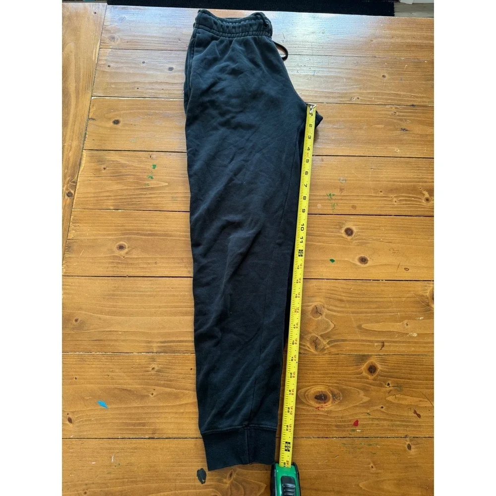 Nike Sportswear Essential Women Fleece Joggers Black Sweatpants Tapered Logo‎